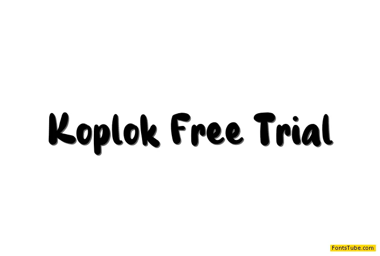 Koplok Free Trial Font