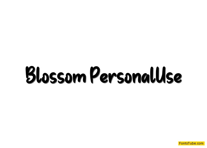 Blossom Font