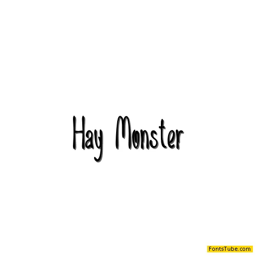 Hay Monster Font