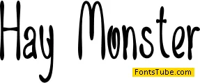 Hay Monster Font