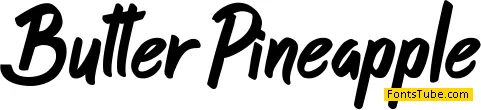 Butter Pineapple Font