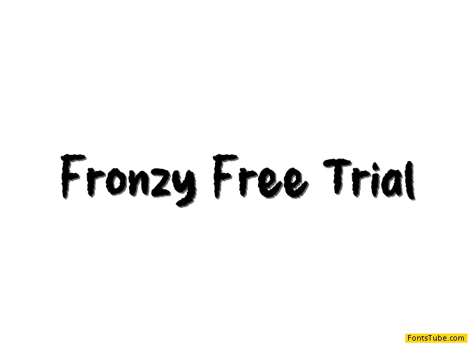 Fronzy Free Trial Font