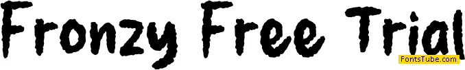 Fronzy Free Trial Font
