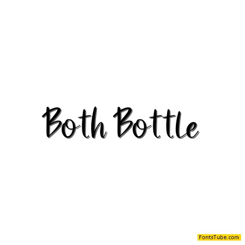 Both Bottle