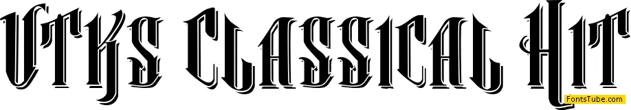 Vtks Classical Hit Font