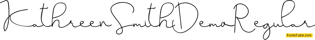 Kathreen Smith Demo Font