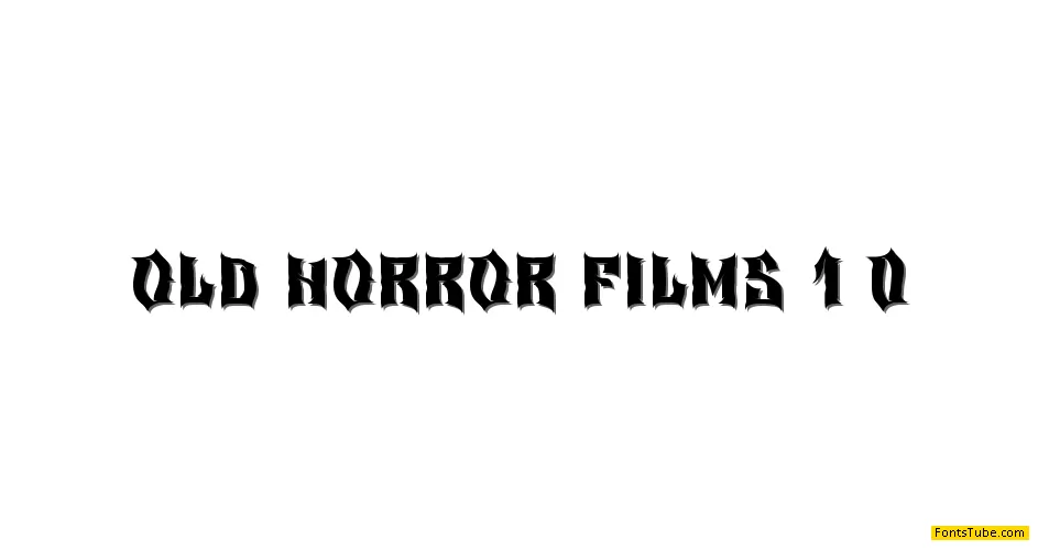 Old Horror Films
