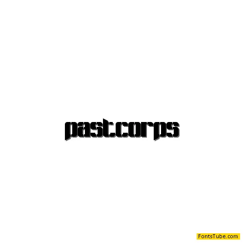 Pastcorps Font
