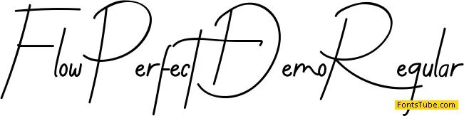 Flow Perfect Demo Font