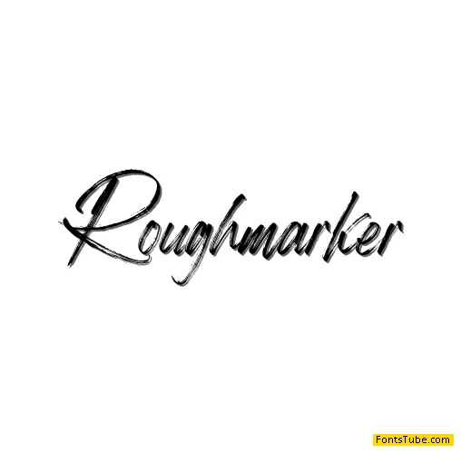 Roughmarker Font