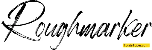Roughmarker Font