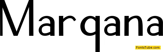 Marqana Font
