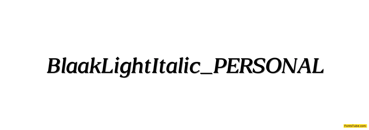 Blaak Font Family