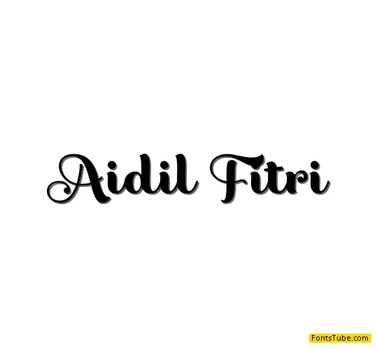 Aidil Fitri Font
