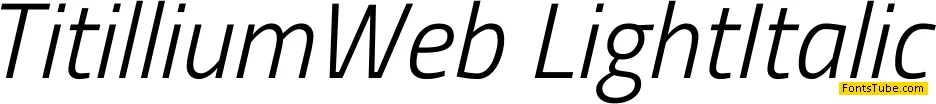 Titillium Web Font Family
