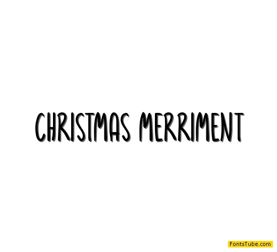 Christmas Merriment Font