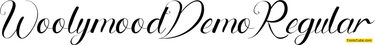 Woolymood Demo Font