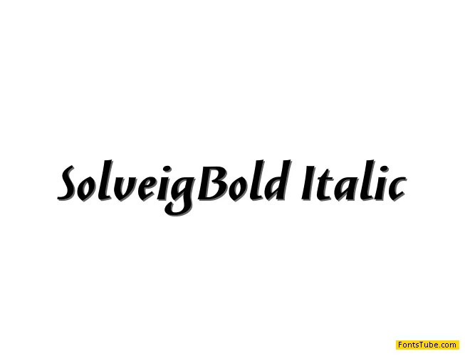 Solveig Font Family