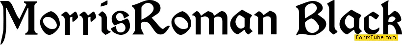 Morris Roman Font Family