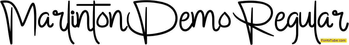 Marlinton Demo Font