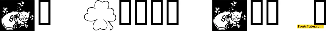KR Irish Kat 3 Font