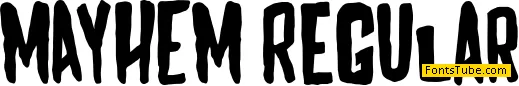 MAYHEM Font