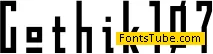 Gothik#107 Font