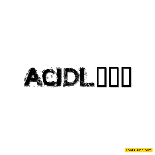 ACID LABEL Font