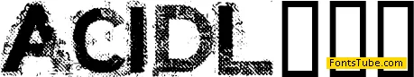 ACID LABEL Font