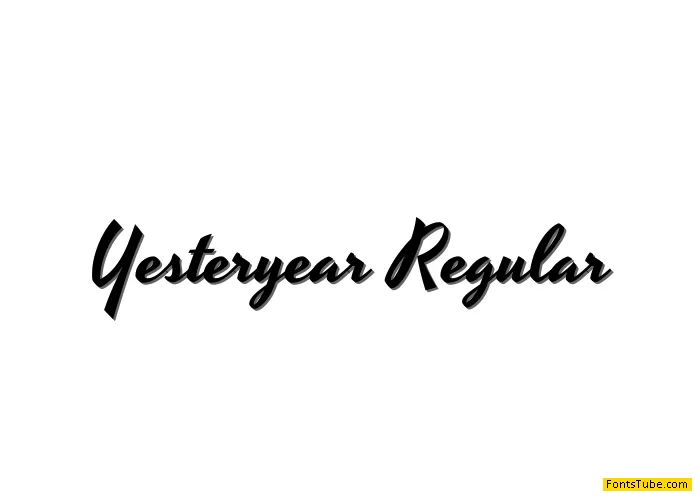 Yesteryear Font