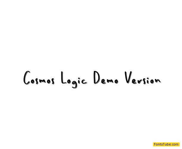 Cosmos Logic Demo Version Font