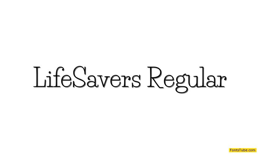 Life Savers Font Family