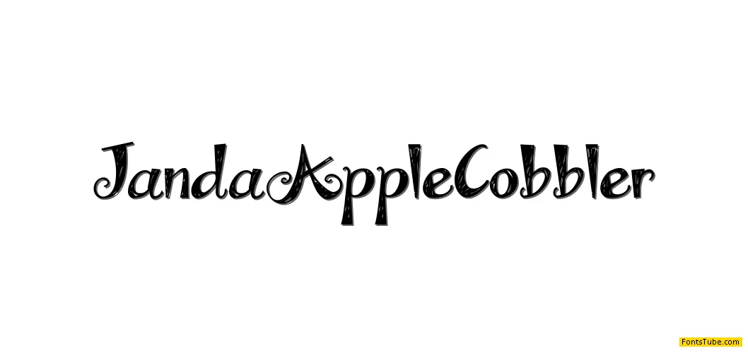 Janda Apple Cobbler Font Family
