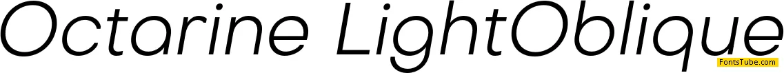 Octarine Font Family