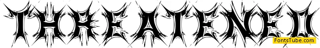 Threatened Font