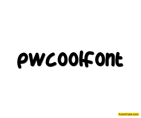 PW Cool Font Font