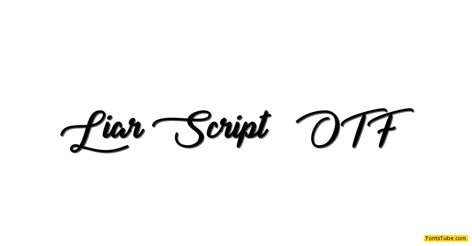Liar Script Font