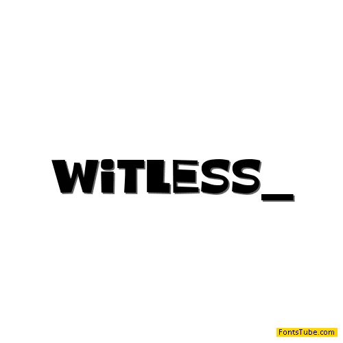 Witless Font