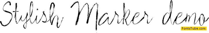 Stylish Marker Font