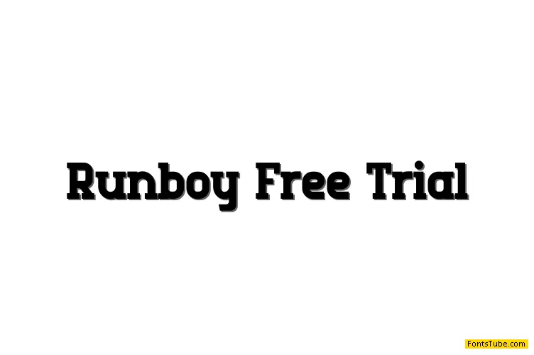 Runboy Free Trial Font