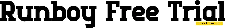 Runboy Free Trial Font