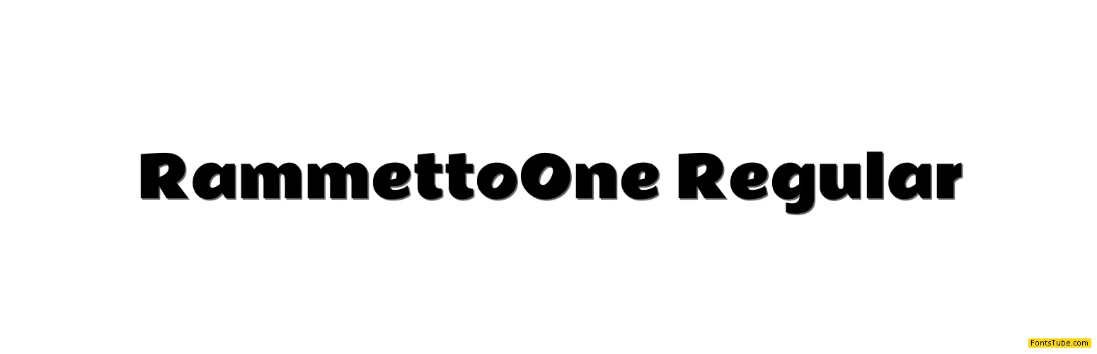 Rammetto One Font