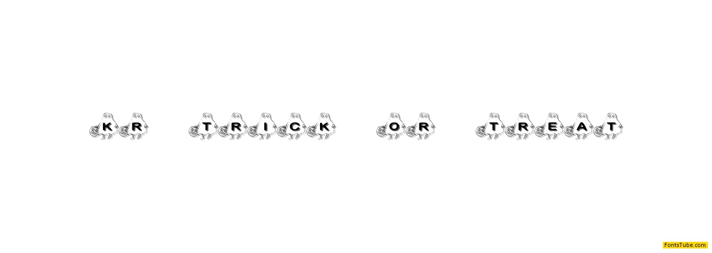 KR Trick Or Treat Font