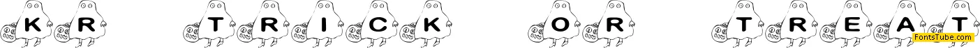 KR Trick Or Treat Font