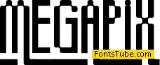 megapixel Font