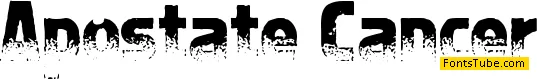 Apostate Cancer Font