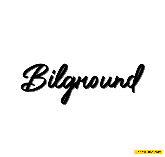 Bilground Font