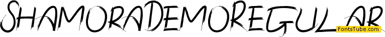 Shamora Demo Font