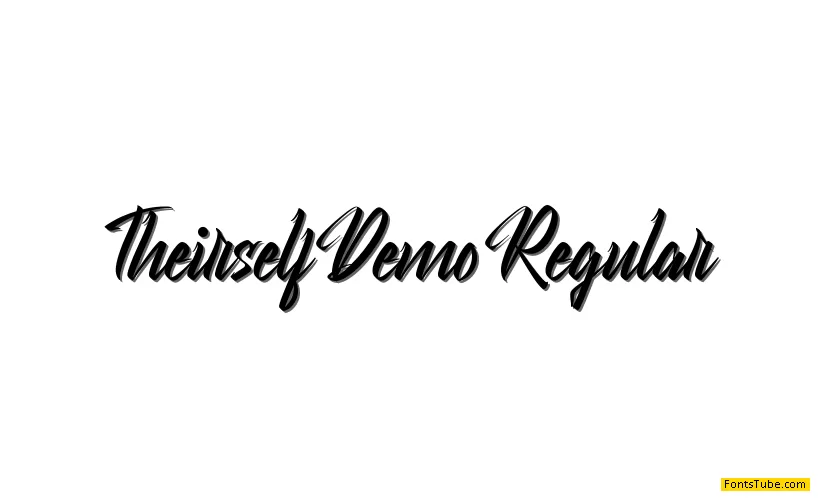 Theirself Demo Font