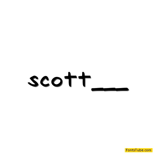 Scott Font